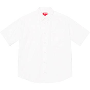 Camisas Supreme Loose Fit S/S Oxford Blancas | Supreme 246MA